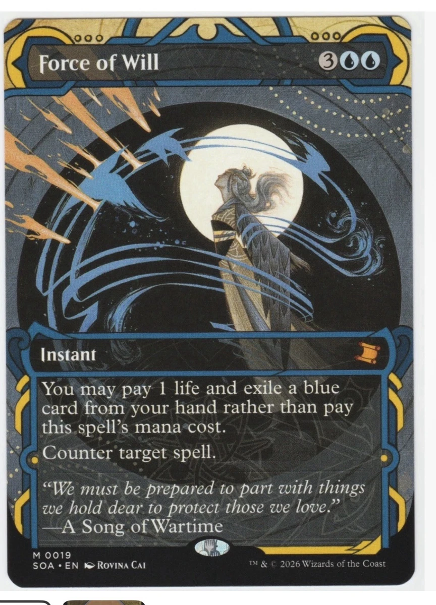 Collectible Individual Force of Will Card Games in English for