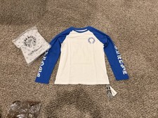 Chrome Hearts Men s L White/Blue Long Sleeve ...
