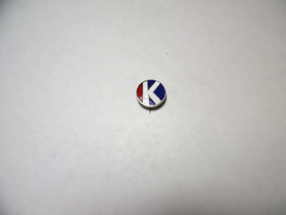 Robert F. Kennedy RFK Enamel Red White & Blue 1968 Pin / Pin Back