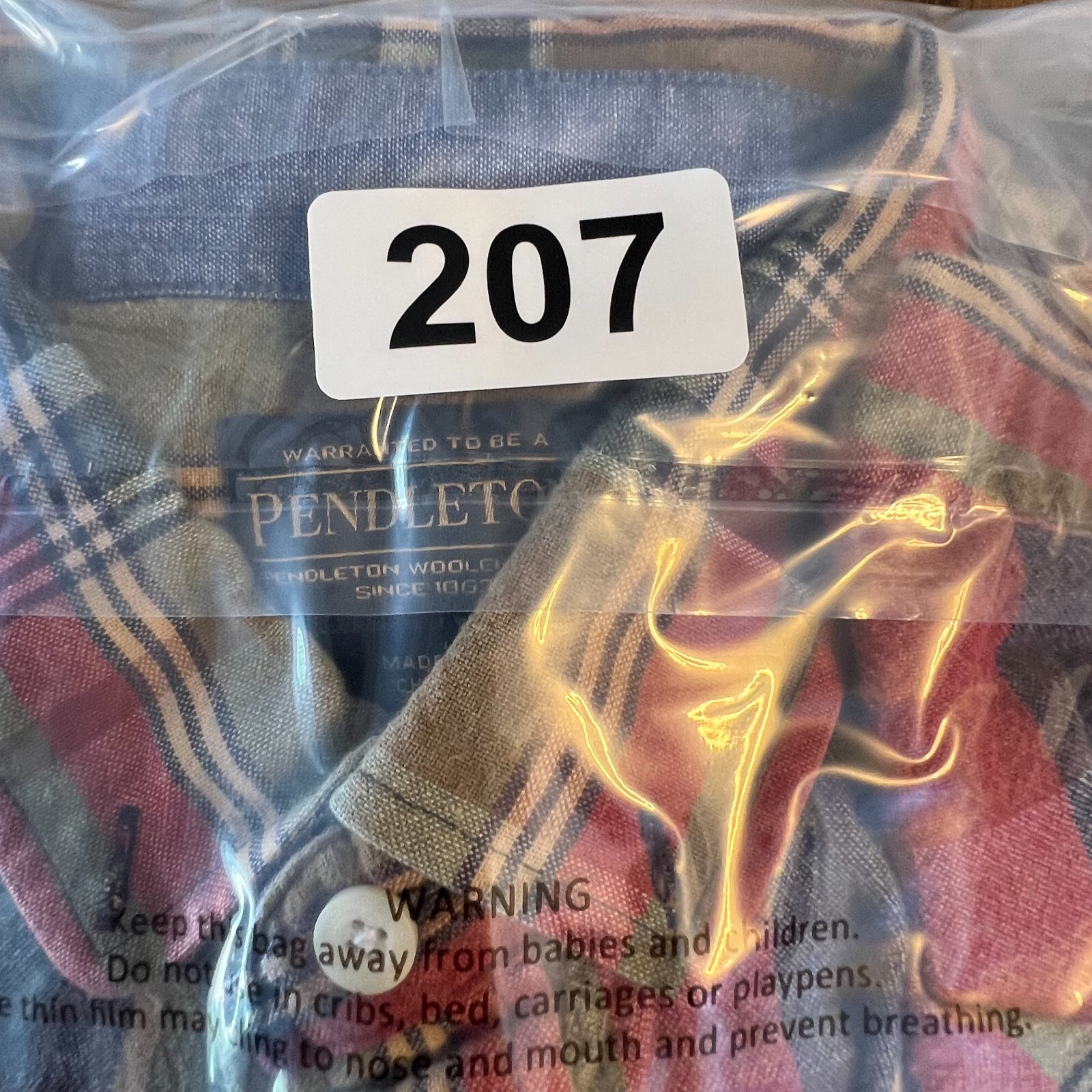 Pendleton Plaid Flannel Trail Shirt Medium BOHO H… - image 7