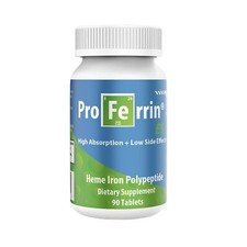 Proferrin ES- 10.5mg of high Absorbing Heme Iron Polypeptide. Made in The USA...