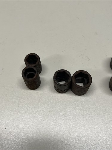Lot of 26 Vintage Mac Tools 3/8” Drive Impact Sockets 6 Point Metric And SAE #9C - Picture 2 of 14