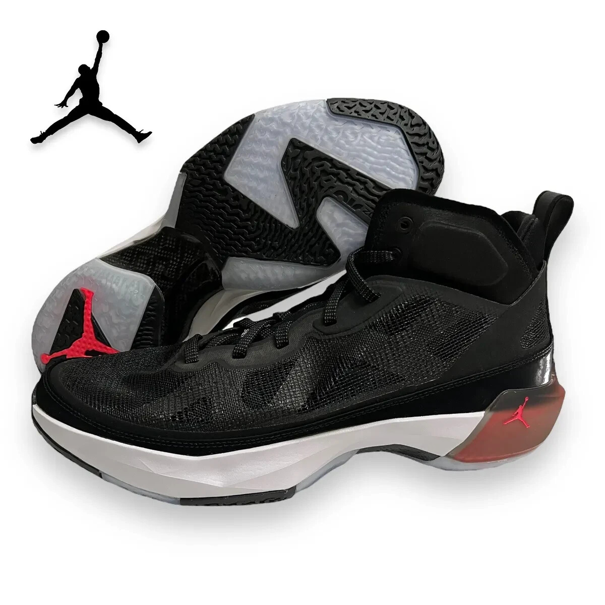 Nike Air Jordan XXXVII 37 Black Hot Punch Red White DD6958-091