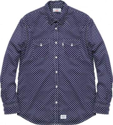 Supreme Levis Western Shirt Blue Grey F/W 12 | eBay