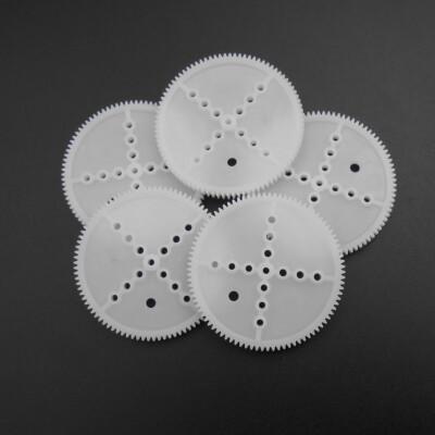 5Pc 0.5M 90T2A Plastic Spindle Spur Gear 90 Teeth Bore Aperture 2MM 1.95MM 902AB