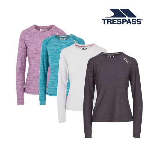 DLX Womens T Shirt Long Sleeve Female Active Gym Top eBay