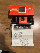 Vintage Coca Cola Micro 110 Camera Keychain