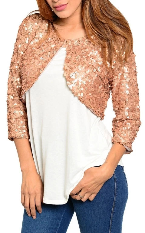 Bronze bolero best sale jacket