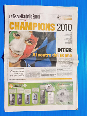 La Gazzetta Dello Sport - 11 Juin 2010 - Édition Mondial Afrique Du Sud + Encart