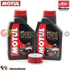KIT TAGLIANDO OLIO + FILTRO MOTUL 7100 10W40 2L BETAMOTOR 350 ALP 4.0 2008