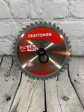 Craftsman 7 1/4 40T Carbide Teeth Circular saw blade