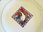 The Council's Table Restaurant Ware 12.5" Charger Platter Indian Headdress Motif