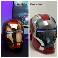 AUTOKING Iron Man MK5 1:1 Helmet Wearable Voice-control Mask Cosplay Golden Ver.
