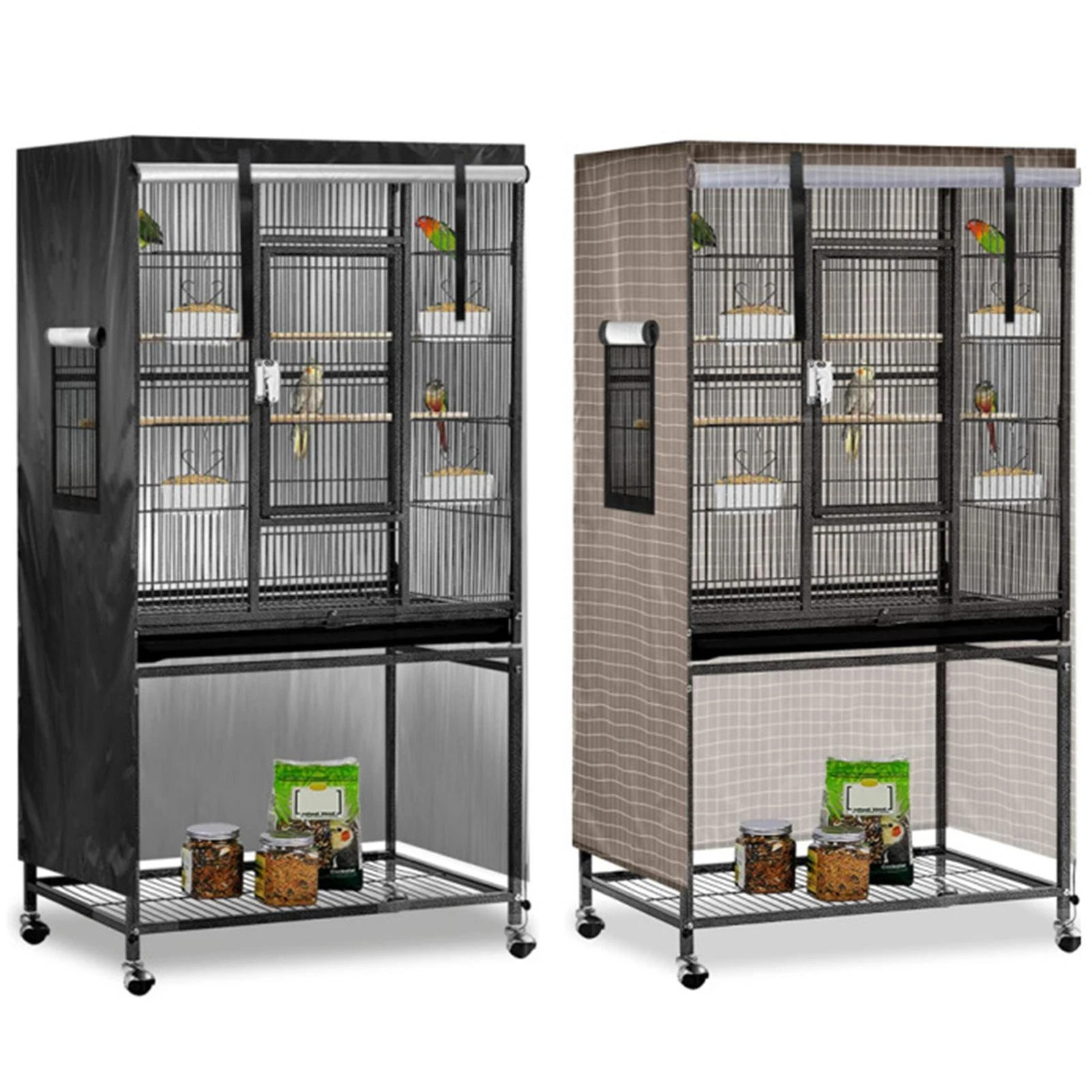 Large Universal Bird Cage Cover - Provides Extra Space and Privacy