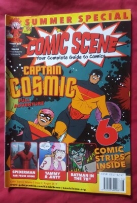 Comic Scene v 2 # 5. August 2019. Spider-Man, Batman, Captain Cosmic