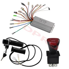 36V 800W Brushless Speed Controller LCD Throttle Grips Kit E-Bike Scooter Trike