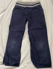  need Patch Gymboree Boy's Pull On Jogger sweat Pants Navy Blue Size 4t clean