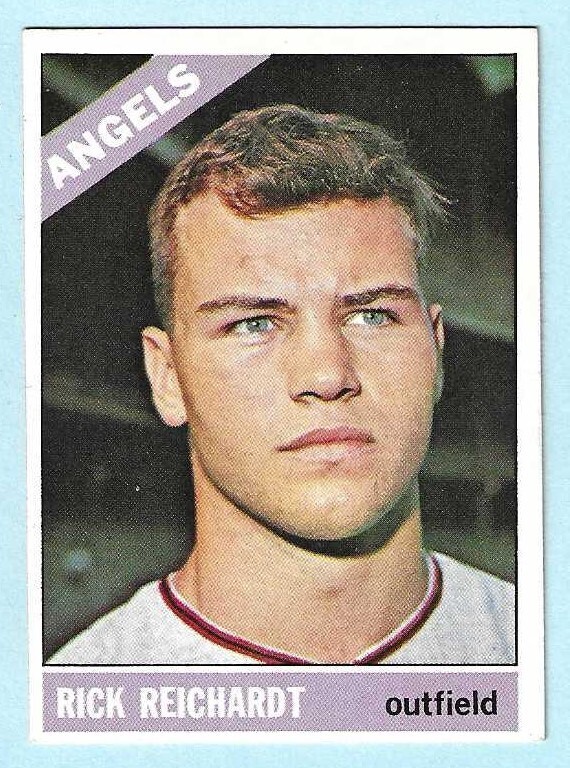 1966 Topps #321 Rick Reichardt California Angels Near Mint - COMPLETE SETBREAK