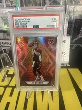 2020 Panini Phoenix - Rookies  Fire Burst #101 Joe Burrow (RC)