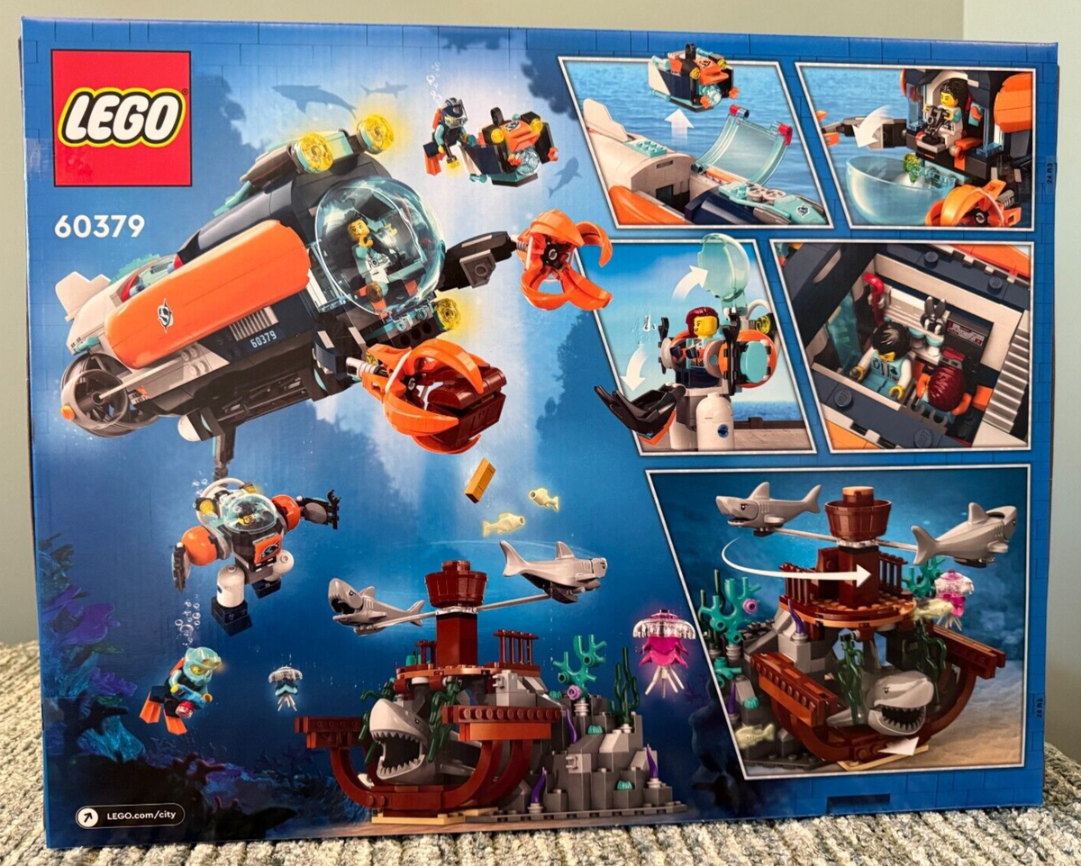 City Deep Sea Explorers Amazon Lego Submarine LEGO City Deep Sea Explorer  Submarine 60379