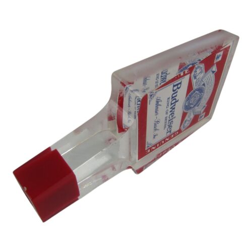 Vintage Budweiser King of Beers Acrylic Tap Handle Pull BUD Knob Draft Draught - Picture 4 of 5