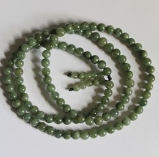 100 Natural JADE Grade A Untreated Oily Green Jadeite Necklace 28" 188
