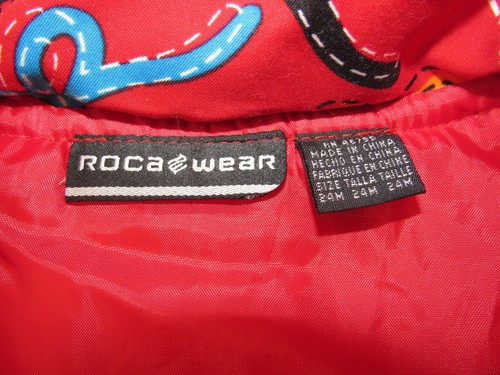 ROCAWEAR Red Full Zip Sleeveless Puffer Vest Pockets Infant Toddler Vest 24 Mon - Picture 4 of 4