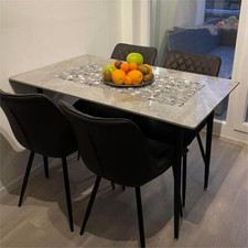 Tavolo da pranzo moderno tavolo da pranzo tavolo da cucina tavolo da pranzo tavolino da caffè effetto marmo 