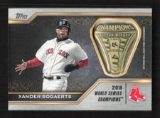 Xander Bogaerts 2021 Topps World Series Rings Relics Boston Red Sox #WSR-XB