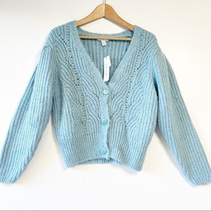 topshop blue cardigan