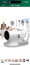 AIRROBO PG100 Pet Grooming Vacuum with 5 Grooming Tools, 12000Pa Suction Power
