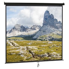 Movie home Theater 84" X 84" Manual Pull Down Projection Screen Matte White