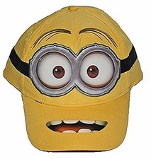 Children Kid Despicable Me 2 Minion Two Eye Adjustable Baseball Cap Snapback Hat