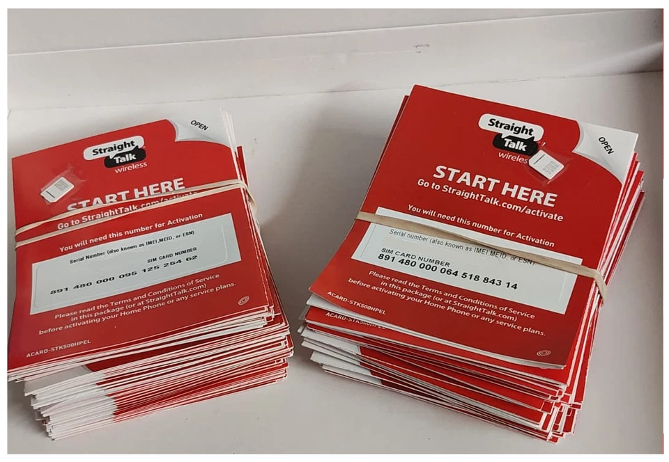 Straight Talk Nano SIM Card 4G LTE & 5G -No Talk time (Verizon, TMobile, AT&T) - Image 3 of 4