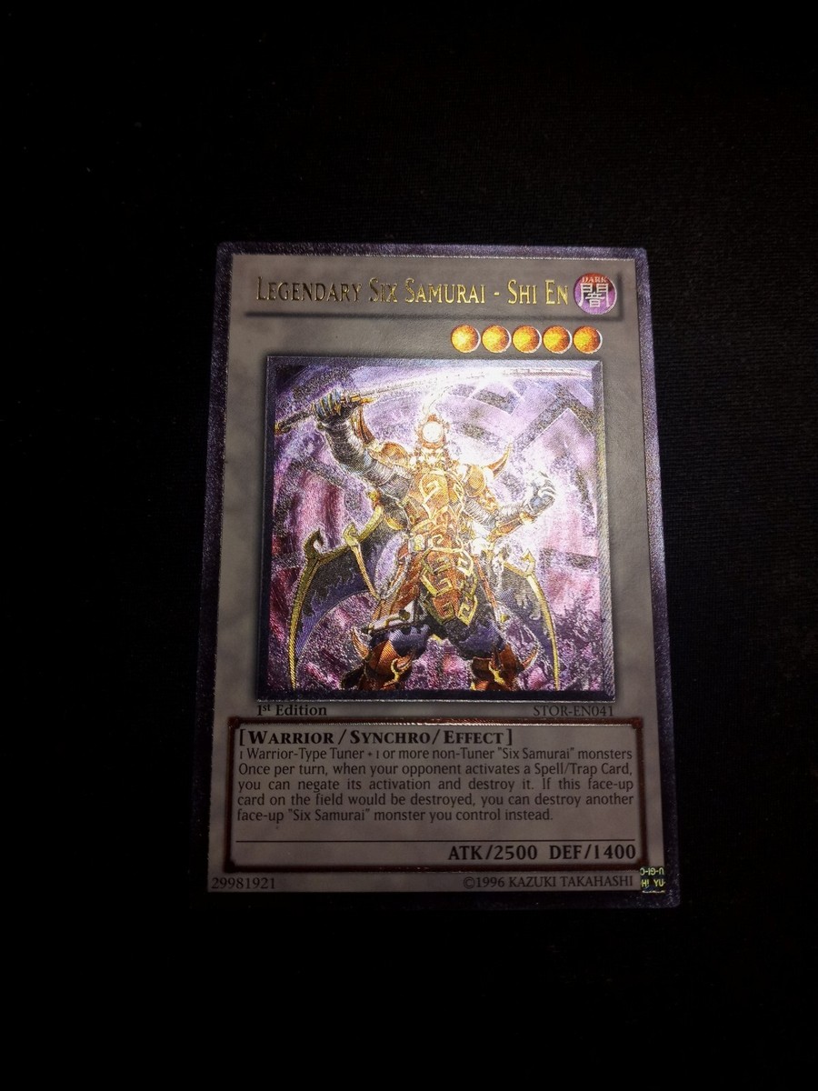 Legendary Six Samurai - Shi En STOR-en041 1st ed Ultimate Rare