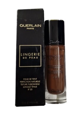Guerlain Paris Foundation Lingerie De Peau SHADE 06C Very Deep Cool 30mls