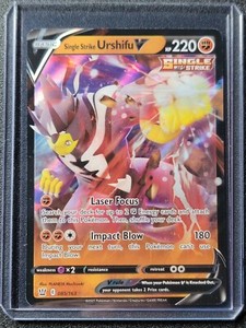 Pokemon TCG Single Strike Urshifu V (Ultra Rare) Near Mint Battle
