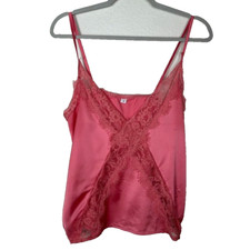 Satin and Lace Camisole Women's Sz M Y2K style Coquette Feminine Romantic