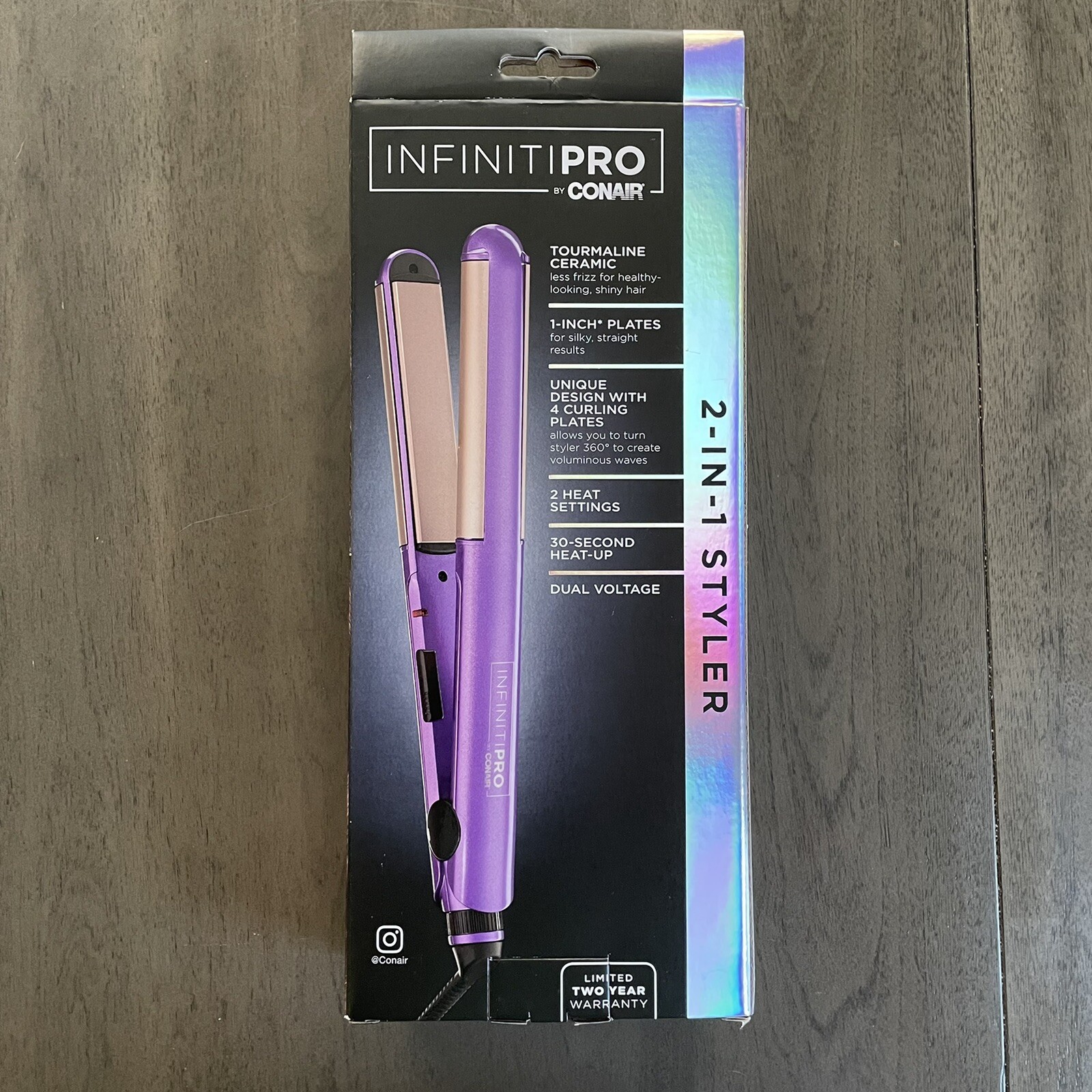 Conair Cs584r Infiniti Pro 2-in-1 Tourmaline Ceramic Styler for sale online  | eBay