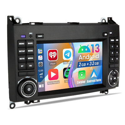 7'' Autoradio Für Mercedes-Benz A/B Klasse Vito Viano Sprinter 2GB+64GB GPS Navi