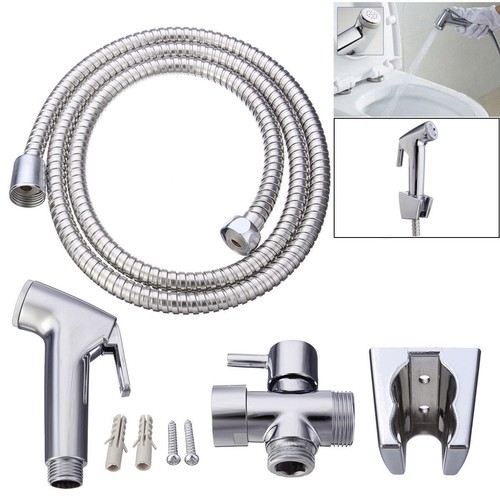 Edelstahl WC Bidet Sprayer Hygienedusche Intimdusche Handbrause Wasserhahn - 第 1/10 張圖片