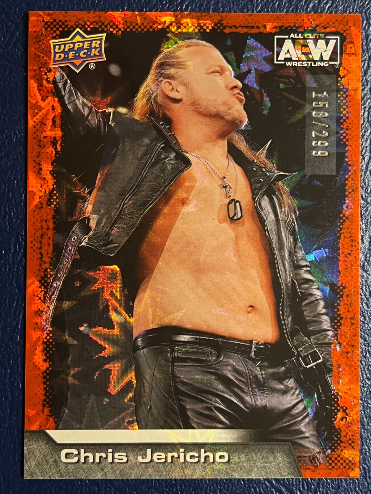 2022 AEW Chris Jericho Dynamite /299 Trading Card Upper Deck Mint #77920
