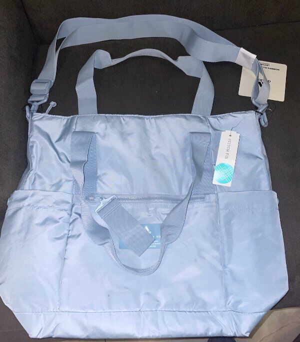 Adidas All Me 2 Tote Bag WONDER BLUE Multiple Pockets
