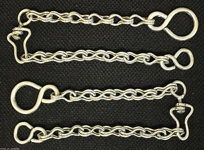 CHARRO SADDLE HORSE BIT REIN CHAINS ACERO INOXIDABLE FRENO CADENA PARA RIENDAS