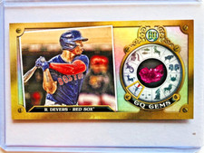2022 TOPPS GYPSY QUEEN BASEBALL GQ GEMS MINI CARD GGM-12 RAFAEL DEVERS RED SOX