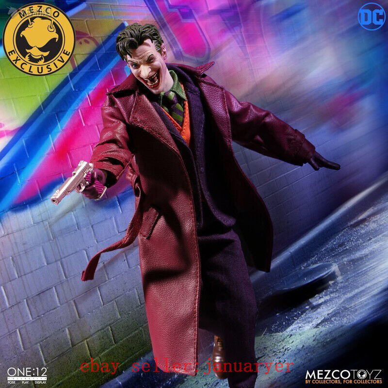 Perfect Mezco Toyz 1/12 Joker (Deluxe Edition) Action Figure Perfect Mezco Toyz 1/12 Joker (Deluxe Edition) Action Figure
