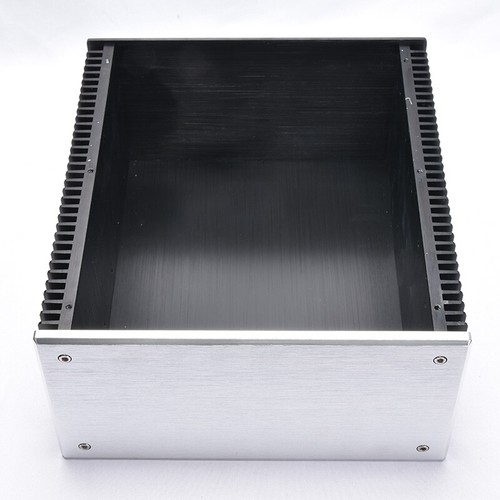 2412B Amplificador Aluminio Completo Chasis Clase A Gabinete HIFI Preamplificador Caja PSU - Imagen 5 de 6