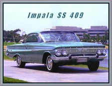 1961 Chevrolet Impala Ss 409 Coupe Toolbox - Refrigerator Magnet 42 Mil 1961 Chevrolet Impala Ss 409 Coupe Toolbox - Refrigerator Magnet 42 Mil