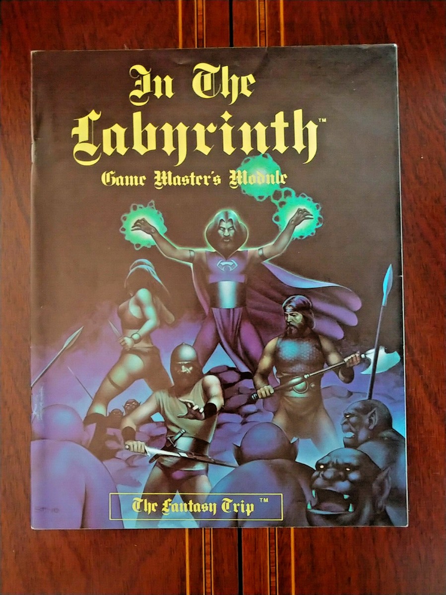 TFT IN THE LABYRINTH THE FANTASY TRIP 1980 GAME MASTER'S MODULE