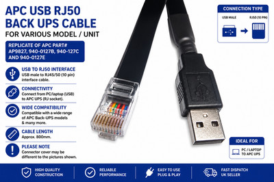 APC 1300 UPS MODEL - USB DATA INTERFACE CABLE